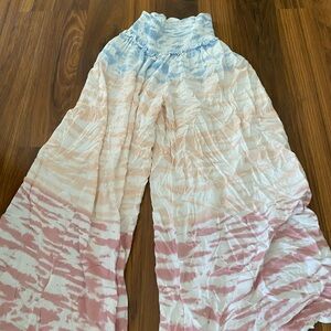 Ocean Drive Light Blue and White Pants